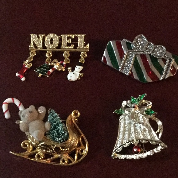 Jewelry Vintage Christmas Pins Poshmark